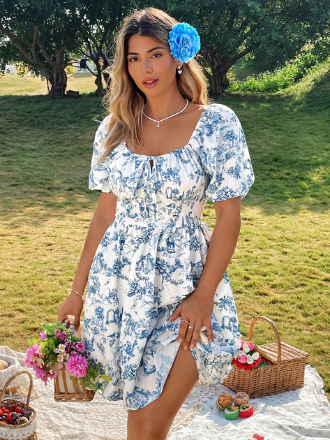 Сукня літня жіноча Shein GD-00225841 3XL Різнобарвна від Rozetka на платформі USKIDKA Акція на Сукня літня жіноча Shein GD-00225841 3XL Різнобарвна від Rozetka