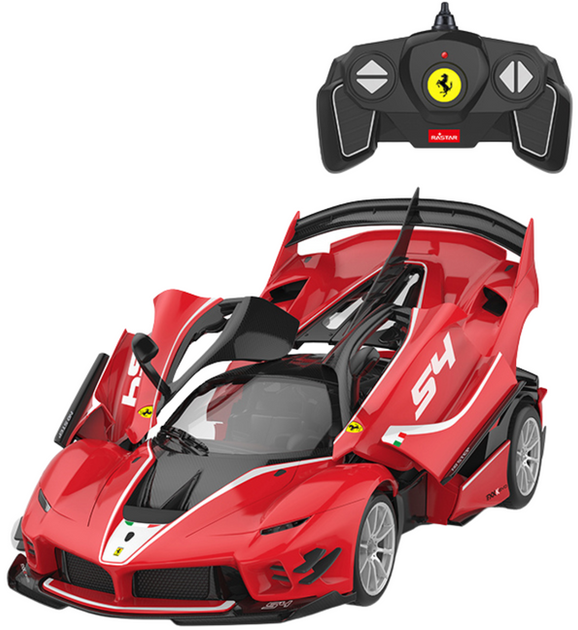Klocki Konstrukcyjne Rastar Ferrari FXXK EVO 1:18 88 elementów Czerwony 20577 (5905991028635) - obraz 3