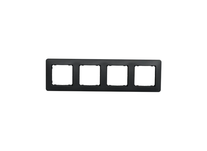 Рамка 4-місна горизонтальна Sedna Design чорний SDD314804 Schneider Electric - Фото 1 Рамка 4-місна горизонтальна Sedna Design чорний SDD314804 Schneider Electric - зображення 1