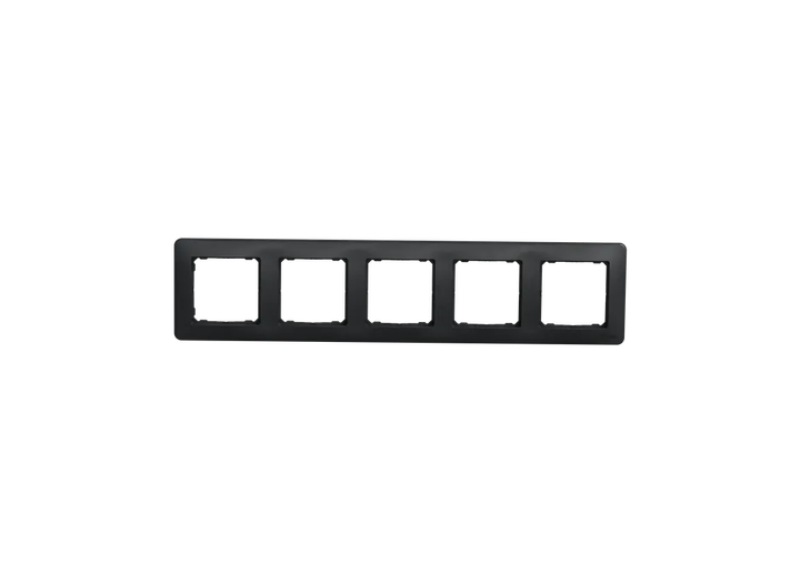 Рамка 5-местная горизонтальная Sedna Design черный SDD314805 Schneider Electric - Фото 1 Рамка 5-местная горизонтальная Sedna Design черный SDD314805 Schneider Electric - изображение 1