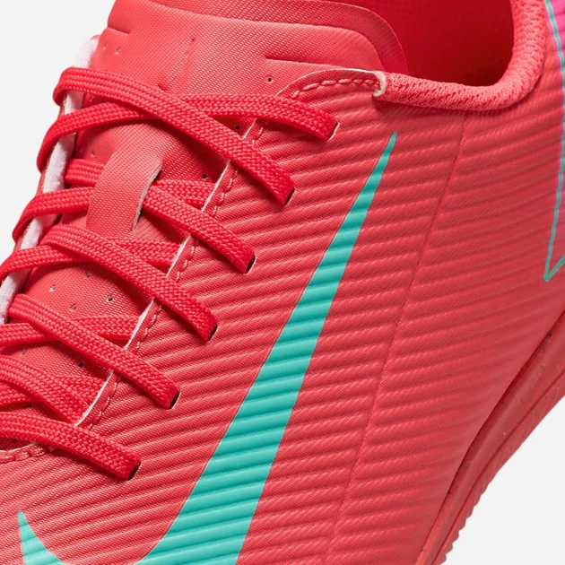 Підліткові футбольні бутси футзалки для хлопчика Nike Jr Vapor 16 Club Ic FQ8289-800 38 (5.5Y US) Червоні (197602979084) - зображення 6