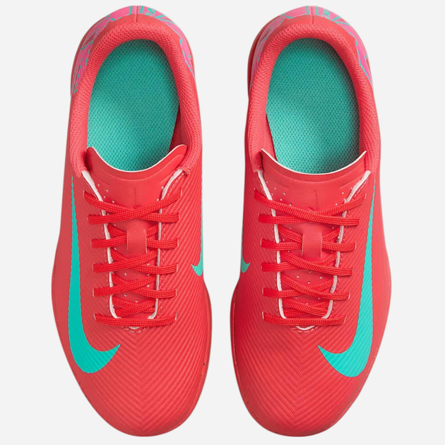 Buty piłkarskie halówki młodzieżowe chłopięce Nike Jr Vapor 16 Club Ic FQ8289-800 35 (3Y US) Czerwone (197859026067) - obraz 5