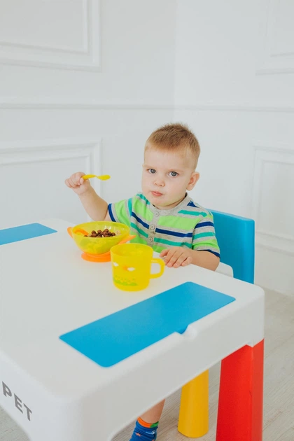 Детский столик со стульчиком POPPET Колор Блу 5 в 1 (PP-002B) - Фото 11 Детский столик со стульчиком POPPET Колор Блу 5 в 1 (PP-002B) - изображение 11