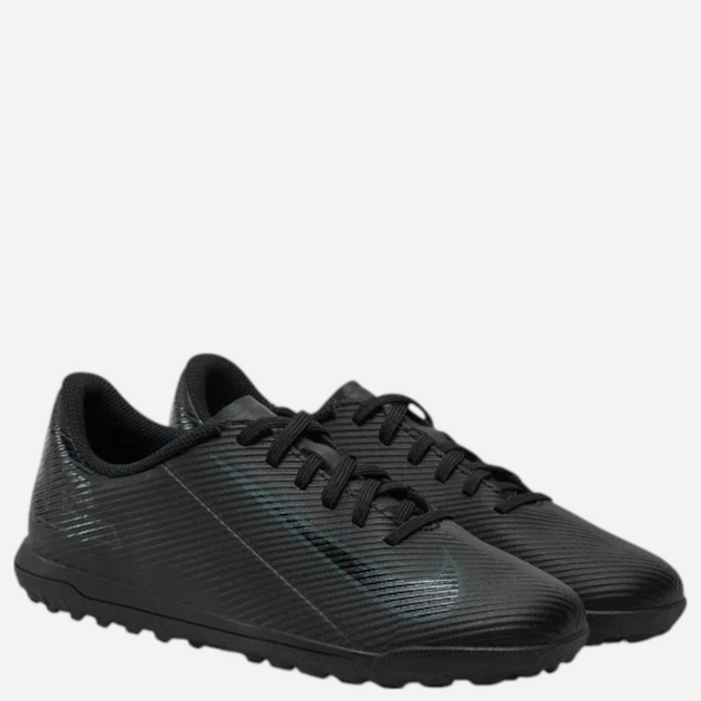 Підліткові футбольні бутси сороконіжки для хлопчика Nike Jr Vapor 16 Club Tf FQ8287-002 36.5 (4.5Y US) Чорні (197597326917) - зображення 2