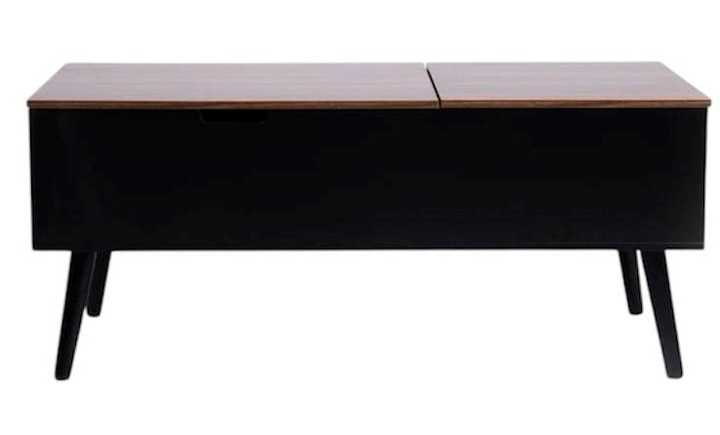 Stolik kawowy HOMLA ANZABI z podnoszonym blatem 105 x 50.5 x 43.5 cm brązowy (5906496712067) - obraz 4