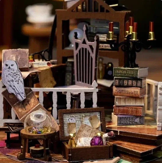 Конструктор Букнук в колбі, магічний будинок Гаррі Поттера Румбокс DIY house magic house колекційна - Фото 2 Конструктор Букнук в колбі, магічний будинок Гаррі Поттера Румбокс DIY house magic house колекційна - изображение 2
