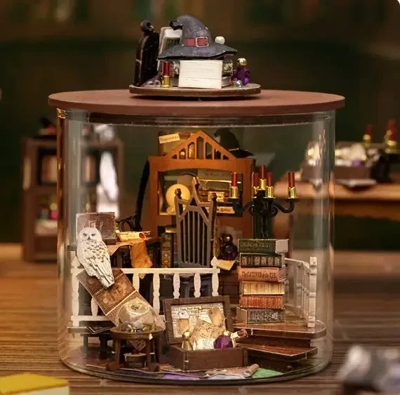 Конструктор Букнук в колбі, магічний будинок Гаррі Поттера Румбокс DIY house magic house колекційна - Фото 4 Конструктор Букнук в колбі, магічний будинок Гаррі Поттера Румбокс DIY house magic house колекційна - изображение 4