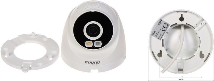 Kamera IP Dahua T2A-PV-0280B Wi-Fi (6939554914553) - obraz 6