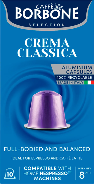 Кава в капсулах Caffe Borbone Crema Classica 10 шт по 5 г (8055176430146) - зображення 1