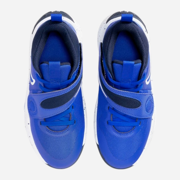Підліткові кросівки для хлопчика Nike Team Hustle D 11 (Gs) DV8996-400 38 (5.5Y) Сині (196608454915) - зображення 4