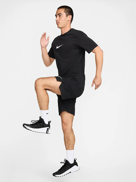 Спортивна футболка довга чоловіча Nike M Nk Df Tee Verbiage HJ3613-010 S Чорна (197859571307) - зображення 3