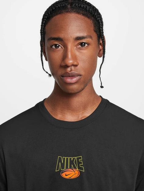 Спортивна футболка довга чоловіча Nike M Nk Df Tee Rlgd Oc 2 HF6211-010 XL Чорна (197600481237) - зображення 4