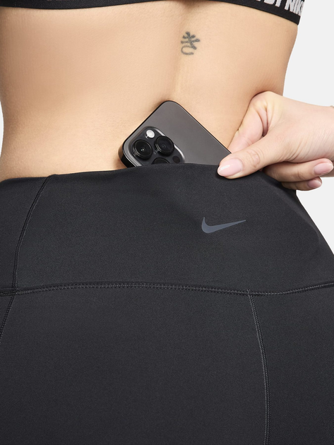 Спортивні шорти жіночі Nike W Nk Df One Hr 8In Pkt Short FZ6758-010 S Чорні (197594439696) - зображення 7