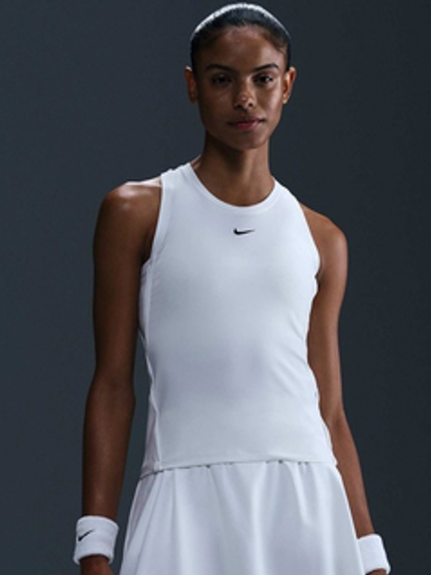 Майка спортивна жіноча Nike W Nk Df Vctry Tank FD5584-100 L Біла (197860095182) - зображення 1