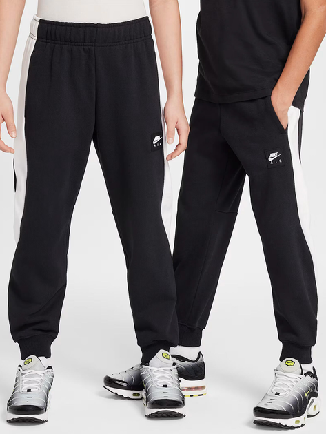 Дитячі спортивні штани-джоггери для хлопчика Nike K Nike Air Flc Jogger -Pd HF8811-010 128-137 S Чорні (197859927999) - зображення 1