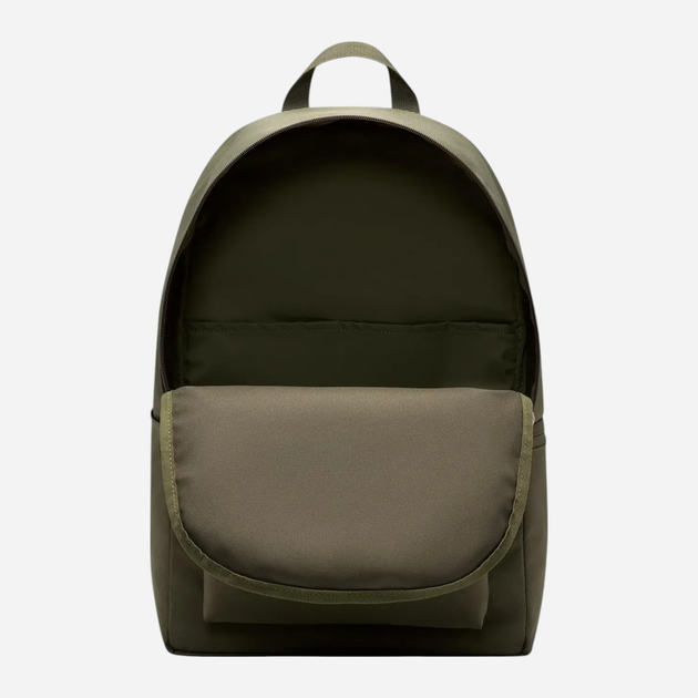 Рюкзак спортивний тканинний 25 л вміщує формат А4 Nike Nk Heritage Bkpk DC4244-222 Темно-зелений (197860510791) - зображення 4