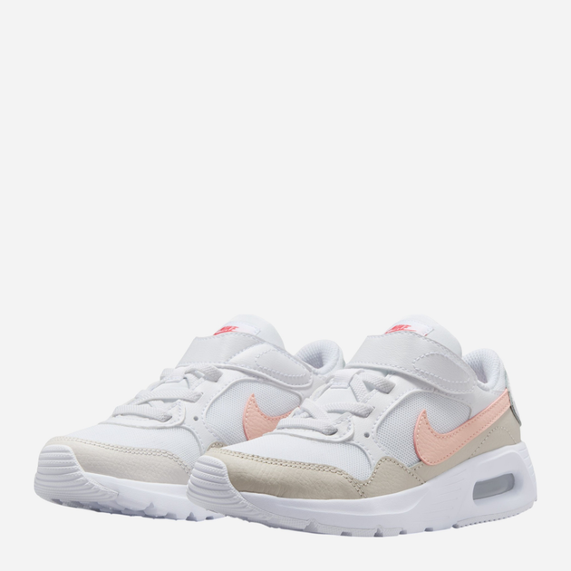 Дитячі кросівки для дівчинки Nike Air Max Sc (Psv) CZ5356-122 29.5 (12C) Білі (197859206551) - зображення 2