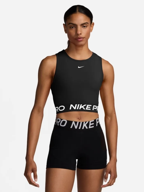 Top sportowy damski Nike Pro Df 365 Crop Tank FZ3615-010 L Czarny (197596136159) - obraz 1