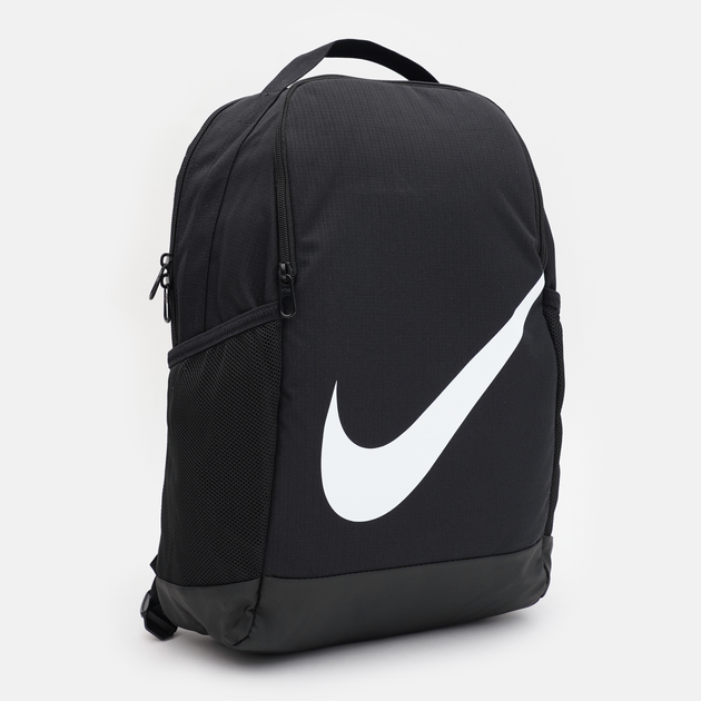Рюкзак спортивний тканинний 18 л вміщує формат А4 Nike Y Nk Brsla Bkpk - Sp23 DV9436-010 Чорний (196154143929) - зображення 4