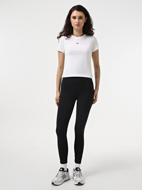 Футболка жіноча Nike W Nsw Nk Chll Knt Md Crp FV5508-100 XL Біла (197594266438) - зображення 3