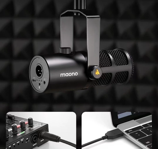 MAONO PD400X USB/XLR Динаммічний мікрофон/стрім/запис/вокал – фото
