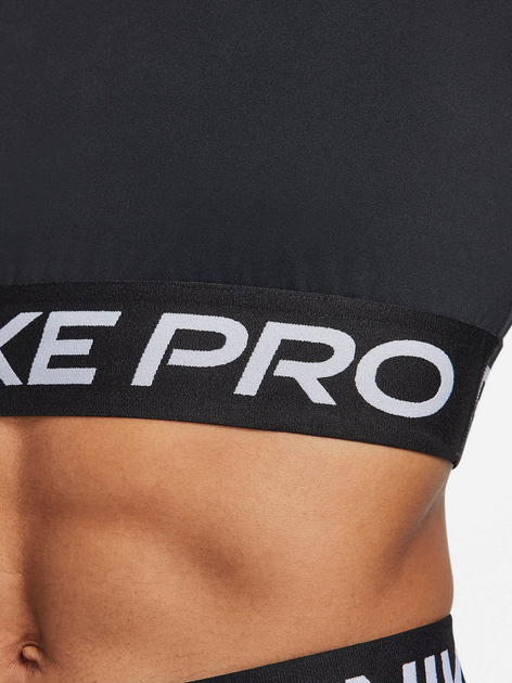 Top sportowy damski z długim rękawem Nike Pro Df 365 Crop Ls FV5484-010 M Czarny (196975024377) - obraz 5