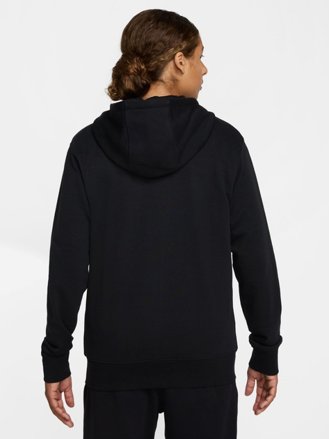 Bluza męska rozpinana streetwear z kapturem Nike M Nk Club Ft Fz Hoodie FN3884-010 XL Czarna (197593367105) - obraz 2