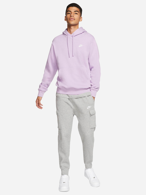 Спортивні штани утеплені чоловічі Nike M Nsw Club Pant Cargo Bb CD3129-063 L Сірі (193147747362) - зображення 3