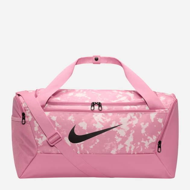 Спортивна сумка жіноча Nike Nk Brsla Xs Duff- 9.5 Aop Sp25 HJ8258-699 Рожева (197602784916) - зображення 1