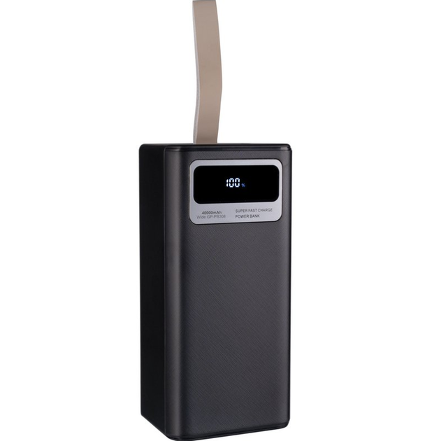 Дополнительная батарея Gelius Wide GP-PB308 40000mAh (QC+PD 22.5W/Led) Black - изображение 4
