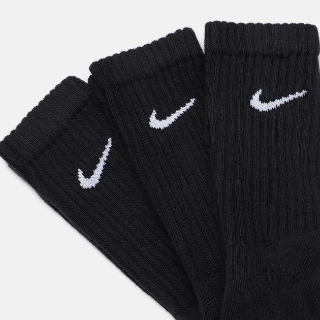 Zestaw skarpetek damskich 3 pary Nike U Nk V Cush Crew 3P Value 108 SX4508-001 34-38 (S) Czarny (685068091308) - obraz 3