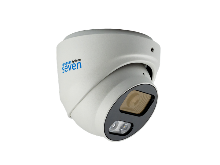IP-відеокамера 5 Мп SEVEN IP-7215PA-DL white 2,8 мм з розумним подвійним підсвічуванням - Фото 2 IP-відеокамера 5 Мп SEVEN IP-7215PA-DL white 2,8 мм з розумним подвійним підсвічуванням - изображение 2