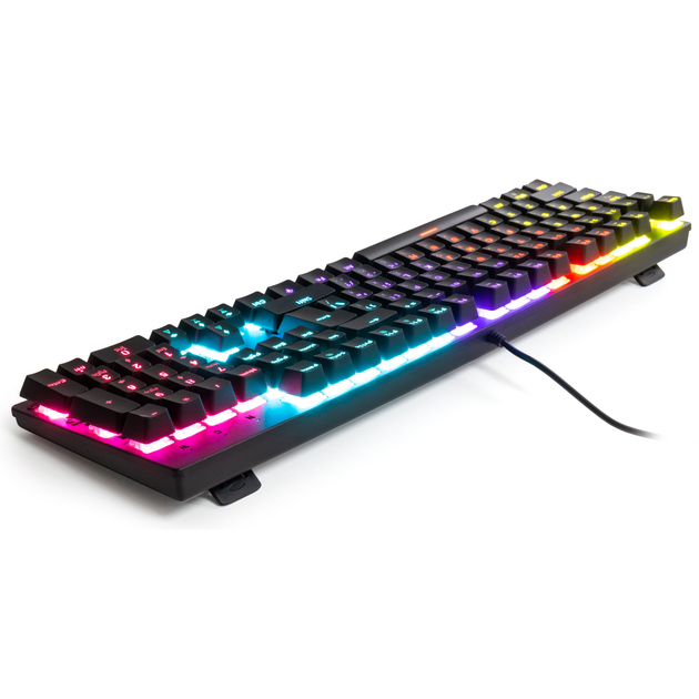 Клавиатура Vinga KBGM-100 LED Blue Switch USB Black (KBGM-100 Black) - изображение 4