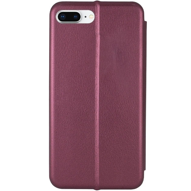 Чехол-книжка классический для Apple iPhone 7 plus / 8 plus (Бордовый) Epik (13982) - Фото 3 Чехол-книжка классический для Apple iPhone 7 plus / 8 plus (Бордовый) Epik (13982) - изображение 3