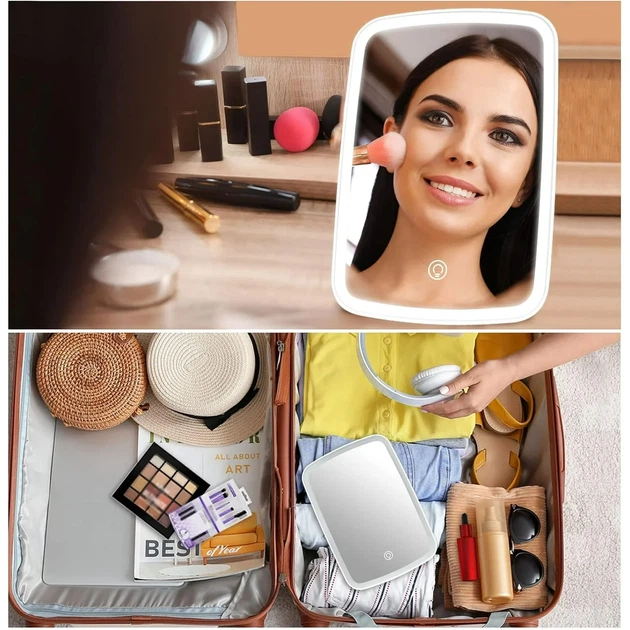 Дзеркало для макіяжу з підсвічуванням U&P Vanity Mirror White (PT33WE) - зображення 9