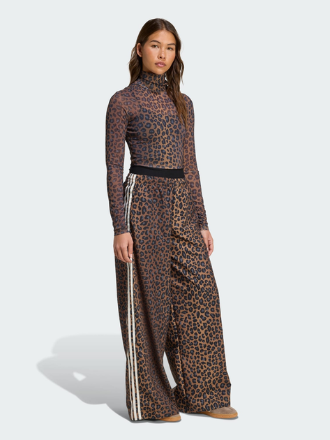 Гольф-водолазка жіноча Adidas Originals Leopard JW2772 XS Коричнева (4068811957513) - зображення 3