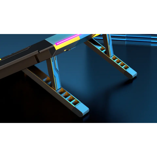 Подставка для ноутбука с охлаждением VHG K11 Laptop Cooling Pad, RGB, Black - Фото 4 Подставка для ноутбука с охлаждением VHG K11 Laptop Cooling Pad, RGB, Black - изображение 4