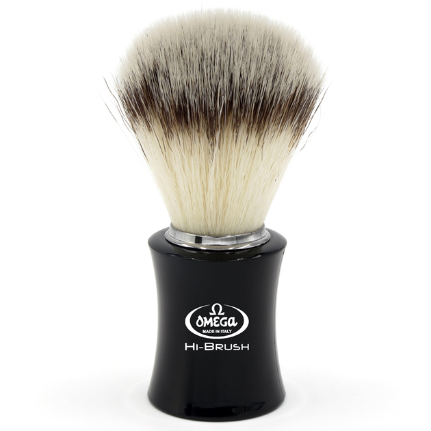 Помазок для гоління Omega Hi-Brush Synthetic Fiber Shaving Brush 146818 - Фото 1 Помазок для гоління Omega Hi-Brush Synthetic Fiber Shaving Brush 146818 - зображення 1