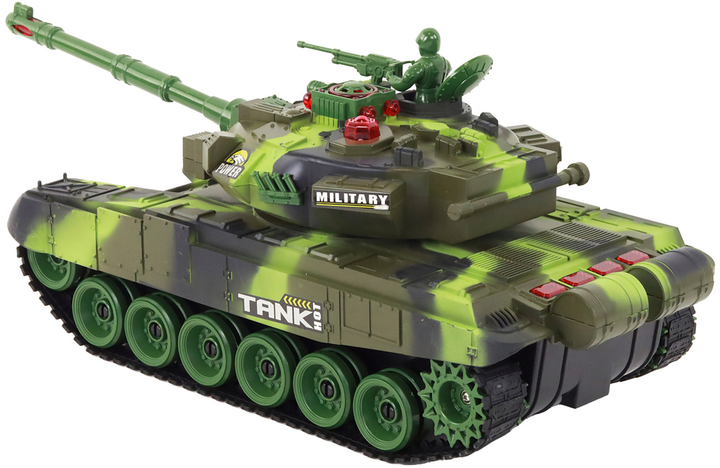 Zestaw czołgów bojowych zdalnie sterowanych Lean Toys RC Battle Infrared 2 szt (393) (5905884458273) - obraz 6