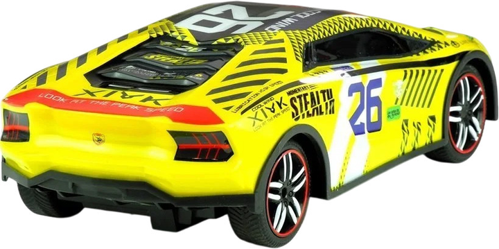 Auto zdalnie sterowane Lean Toys Sportowe z pilotem 1:14 Żółte (3435) (5905323218895) - obraz 5
