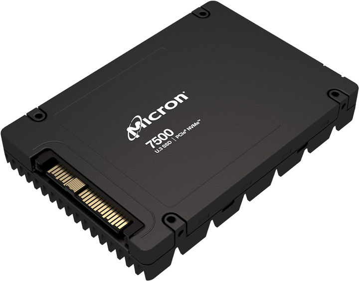 Dysk SSD Micron 7500 PRO 15.36TB U.3 NVMe PCIe 4.0 x4 3D NAND TLC (MTFDKCC15T3TGP-1BK1DABYYR) - obraz 3