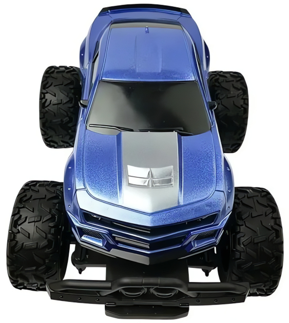 Машинка на радіокеруванні Lean Toys з високими колесами 6.5 км/год Синя (6660) (5904665996560) - зображення 6