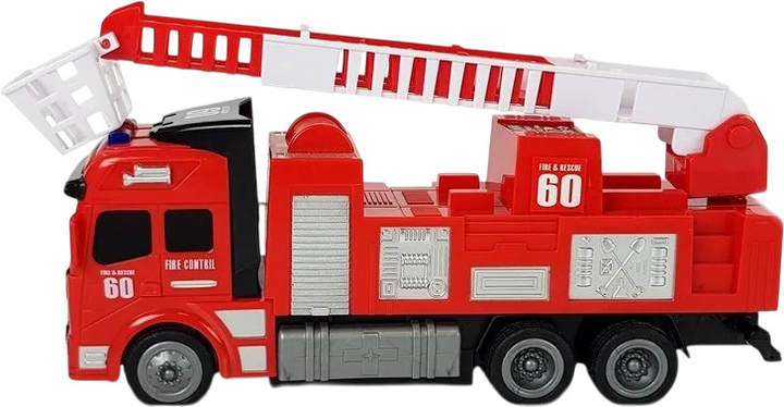 Wóz strażacki zdalnie sterowany Lean Toys Czerwony (7222) (5904665996546) - obraz 4