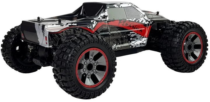 Auto terenowe zdalnie sterowane Lean Toys Off-road 1:10 40 km/h Czarne (8422) (5903802458114) - obraz 4