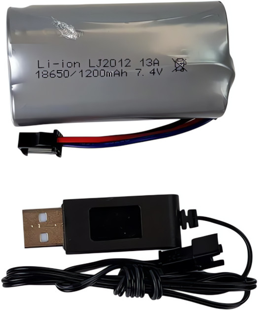 Auto terenowe zdalnie sterowane Lean Toys z amortyzatorami 4 x 4 2.4G Niebieskie (9086) (5904204750998) - obraz 7