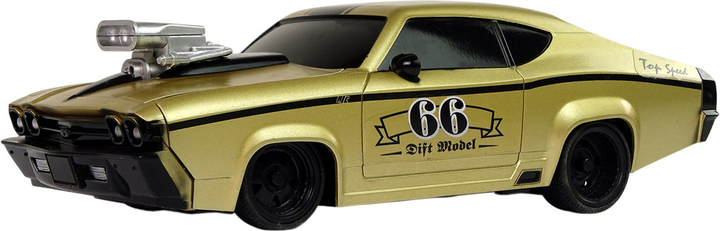 Auto zdalnie sterowane Lean Toys Mustang GT 66 Sportowe klasyczny 1:20 Złote (10245) (5904665991176) - obraz 3
