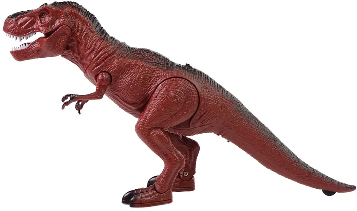 Dinozaur zdalnie sterowany Lean Toys Tyranozaur Rex ze dźwiękiem brązowy (12439) (5905214970260) - obraz 3
