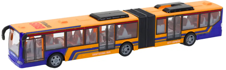 Autobus zdalnie sterowany Lean Toys Pomarańczowy (15209) (5905515355940) - obraz 3