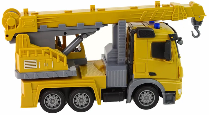 Wywrotka zdalnie sterowana Lean Toys 2.4G 1:12 Żółta (11052) (5905214973889) - obraz 4