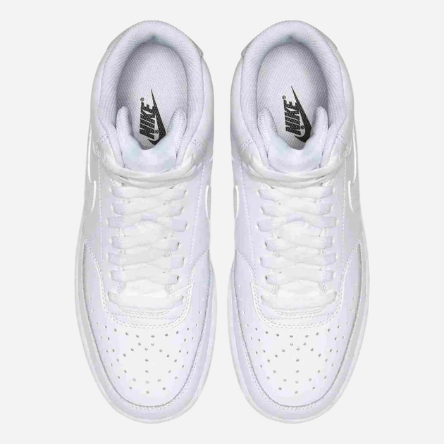 Trzewiki damskie sznurowane Nike Wmns Court Vision Mid CD5436-100 38.5 Białe - obraz 4